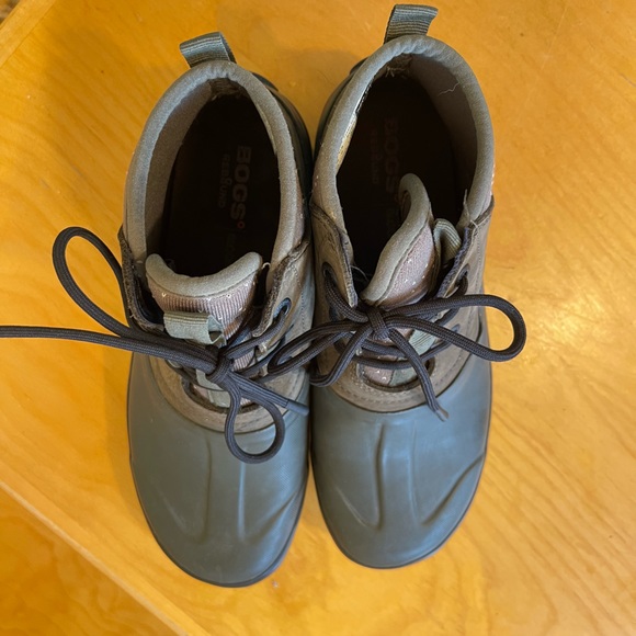 Bogs Classic Casual Leather Lace Boots women’s 9 - Picture 3 of 8